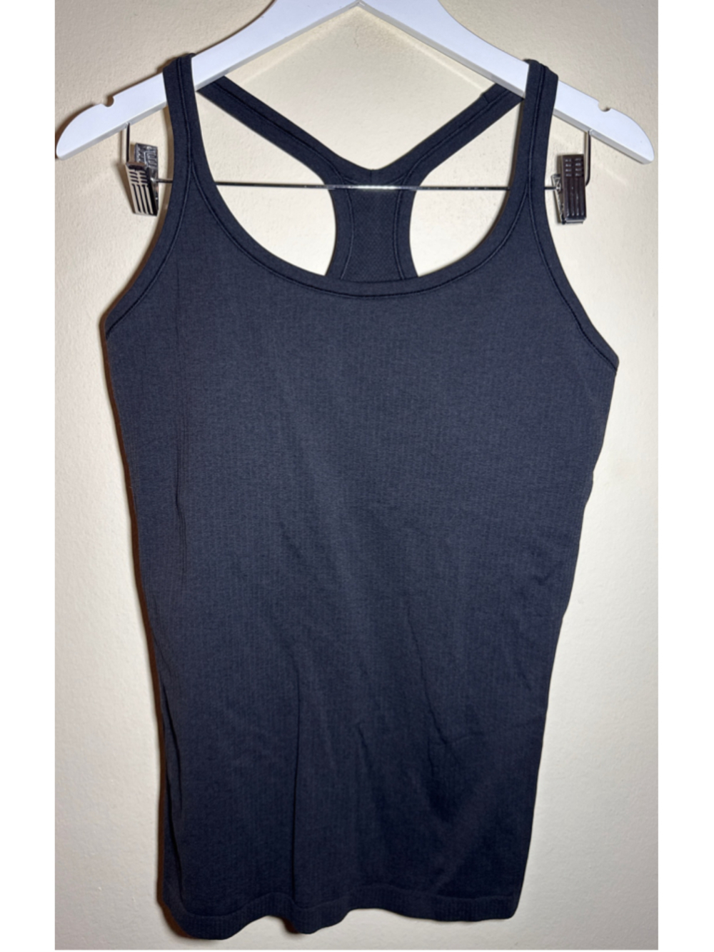 Lululemon Ebb To Street Tank Top Size 12 Black Athletic Top